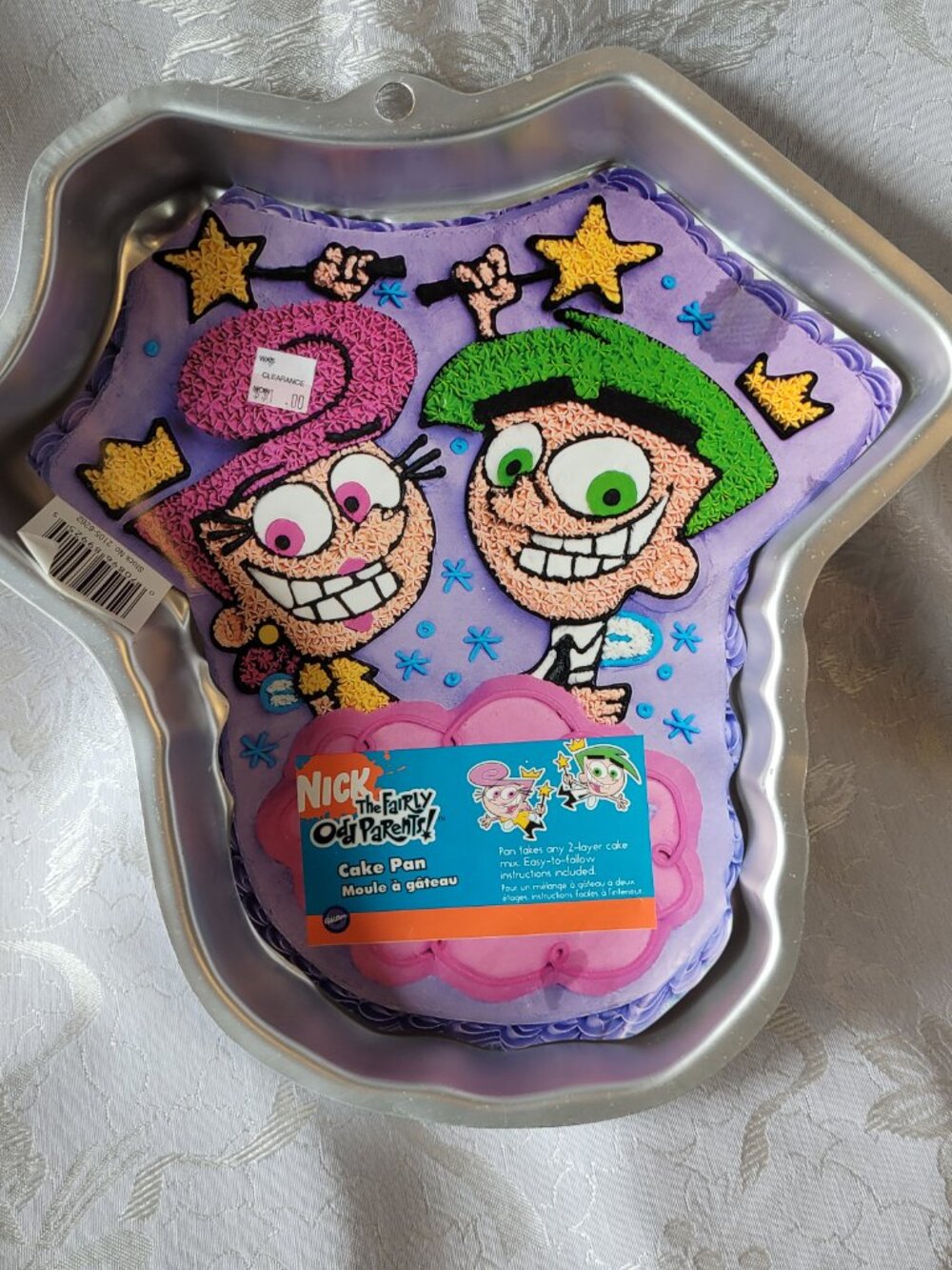 Vintage Wilton Fairly Odd Parents Y2k cake pan Cartoon Nostalgia
